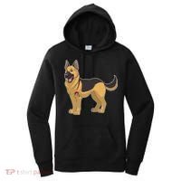 I Love Mom Tattoo German Shepard Women's Hoodie thumb 0