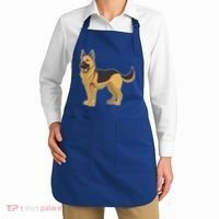 I Love Mom Tattoo German Shepard Apron thumb 2