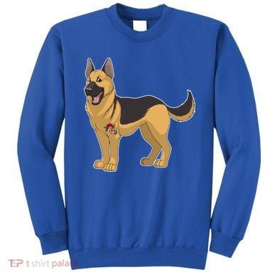 I Love Mom Tattoo German Shepard Sweatshirt