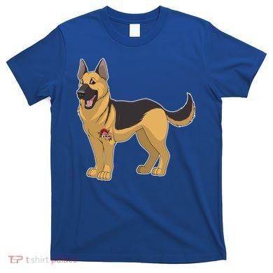 I Love Mom Tattoo German Shepard T-Shirt