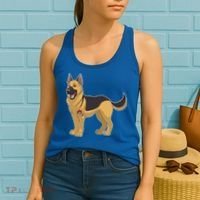 I Love Mom Tattoo German Shepard Women's Tank Top thumb 2