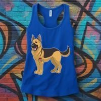 I Love Mom Tattoo German Shepard Women's Tank Top thumb 3