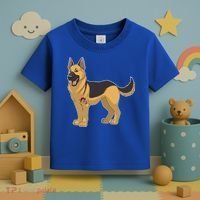 I Love Mom Tattoo German Shepard Toddler T-Shirt thumb 3