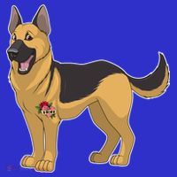 I Love Mom Tattoo German Shepard Toddler T-Shirt thumb 4