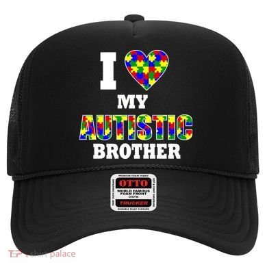 I Love My Autistic Brother Autism Hat
