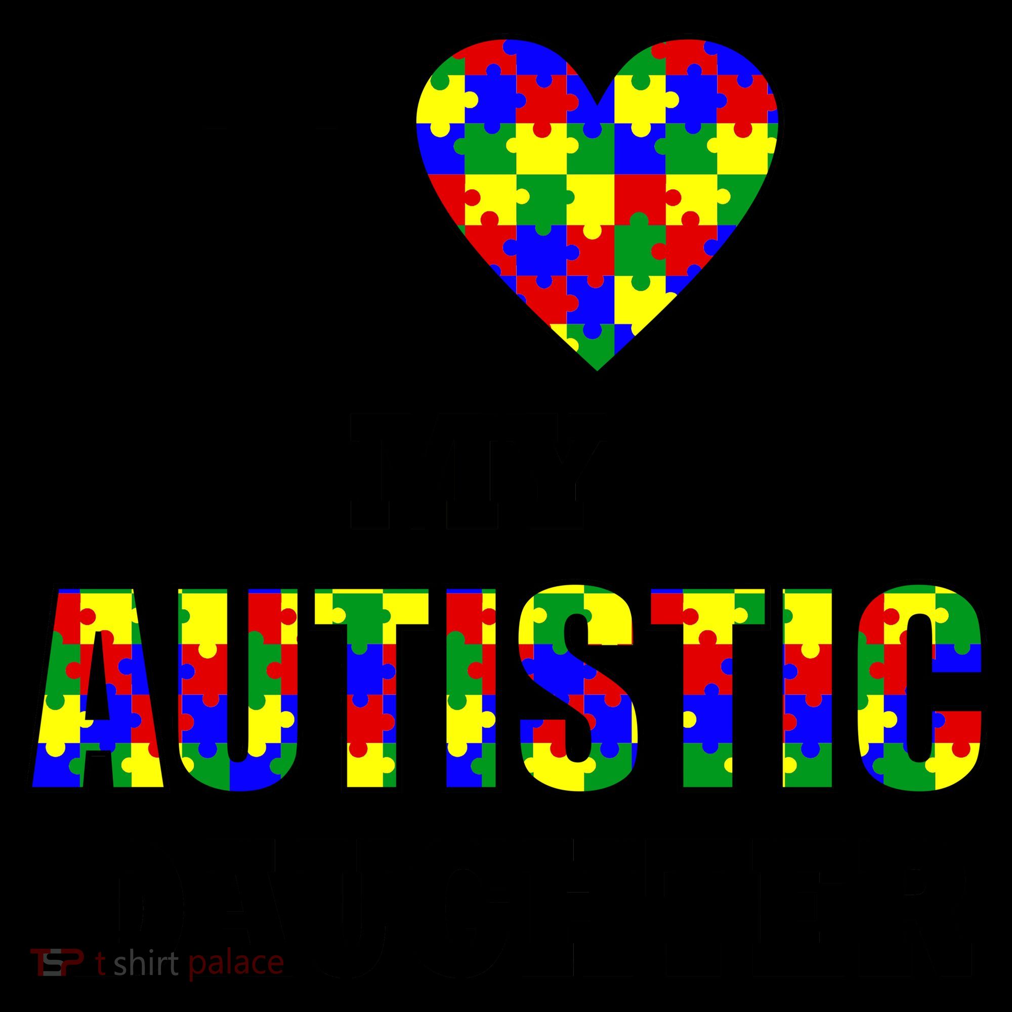 I Love My Autistic Daughter Autism Coffee Mug