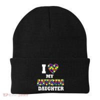 I Love My Autistic Daughter Autism Beanie thumb 0