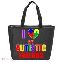 I Love My Autistic Friends Tote Bag thumb 0