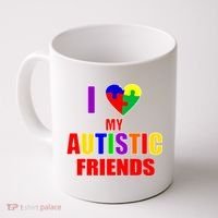 I Love My Autistic Friends Coffee Mug thumb 0