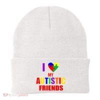 I Love My Autistic Friends Beanie thumb 0