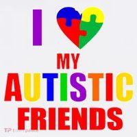 I Love My Autistic Friends Beanie thumb 2