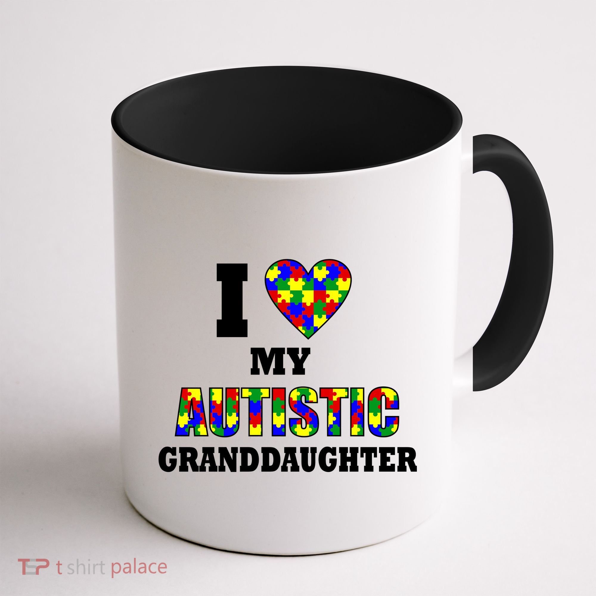 I Love My Autistic Granddaughter Autism Coffee Mug