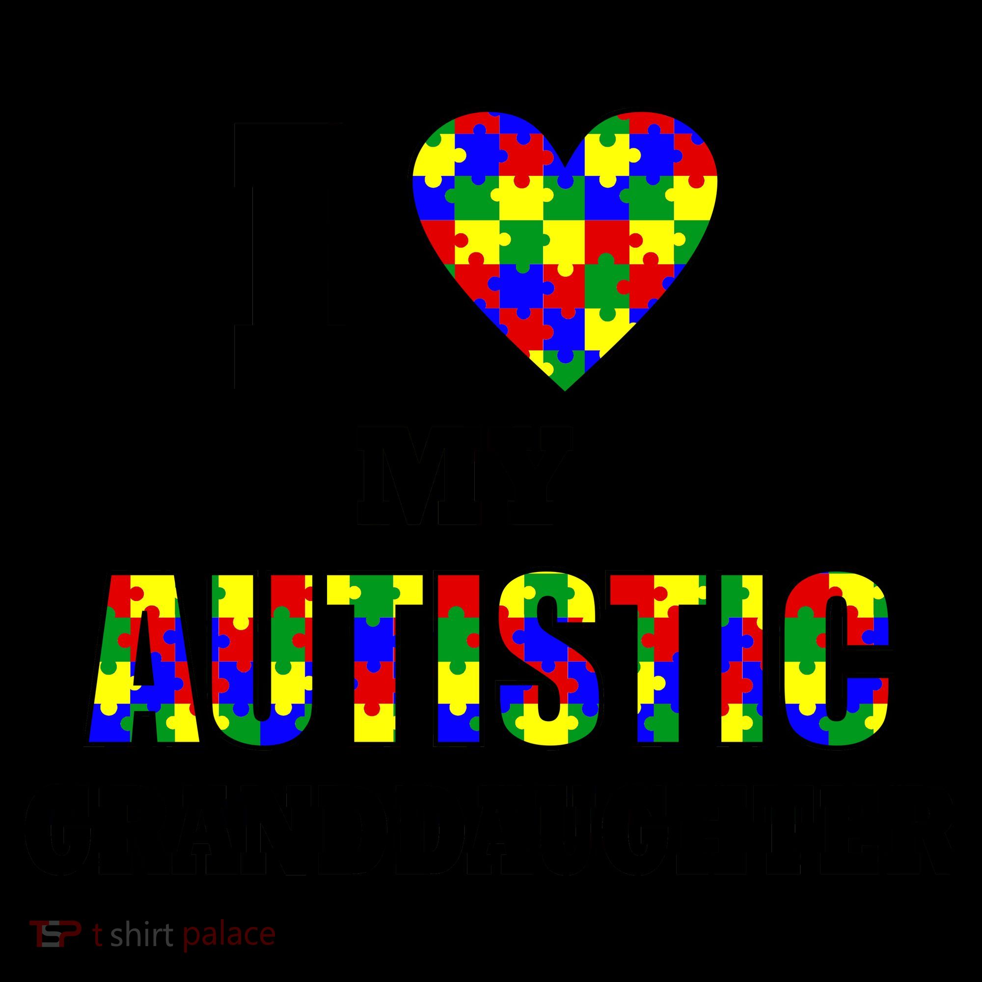 I Love My Autistic Granddaughter Autism Coffee Mug