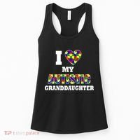 I Love My Autistic Granddaughter Autism Women's Tank Top thumb 0