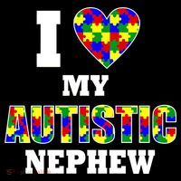I Love My Autistic Nephew Autism Hoodie thumb 7