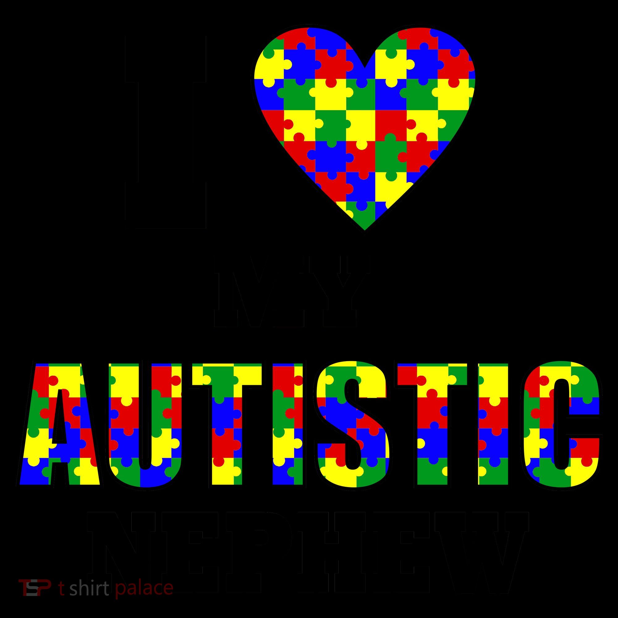 I Love My Autistic Nephew Autism Coffee Mug
