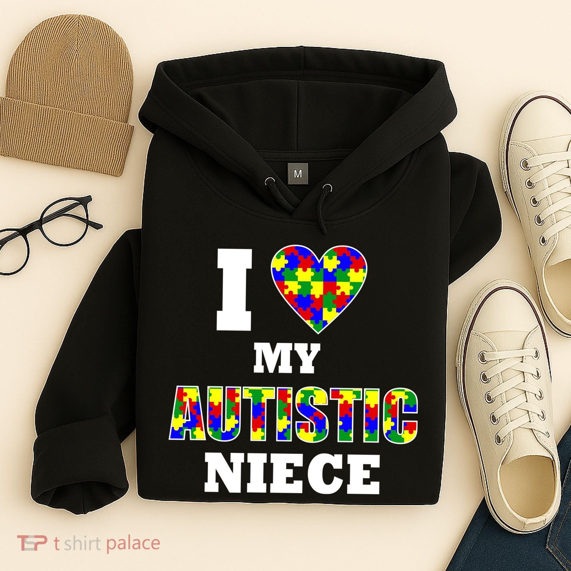 I Love My Autistic Niece Autism Hoodie