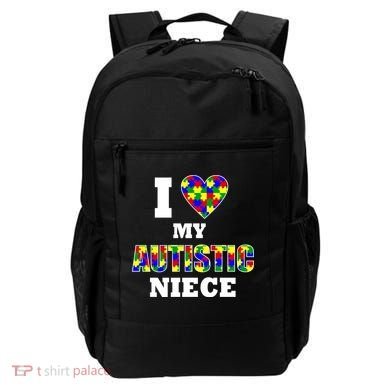 I Love My Autistic Niece Autism Backpack