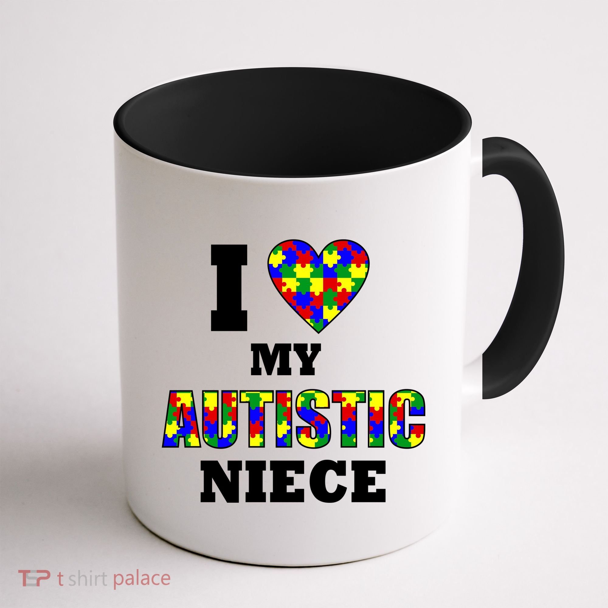 I Love My Autistic Niece Autism Coffee Mug