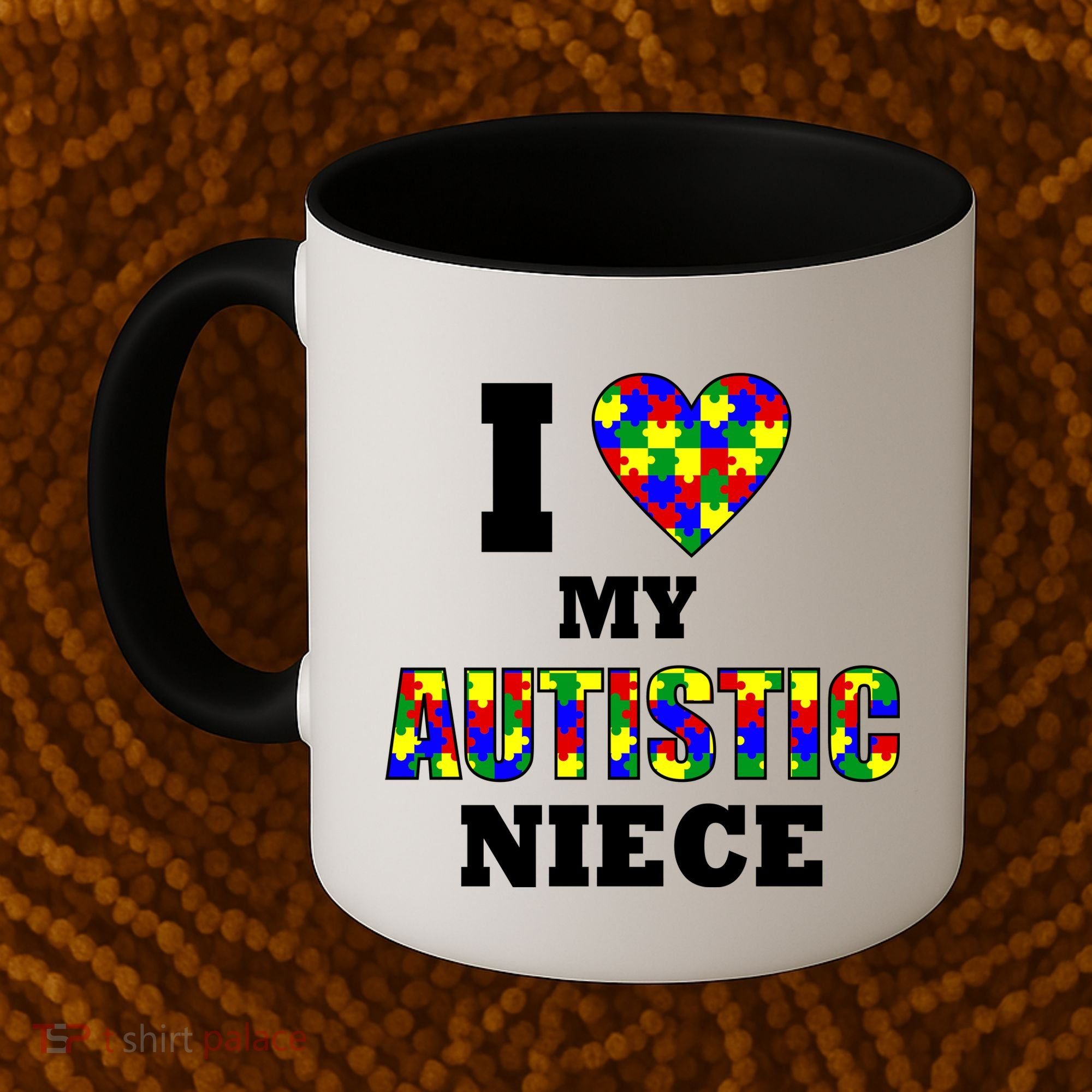 I Love My Autistic Niece Autism Coffee Mug