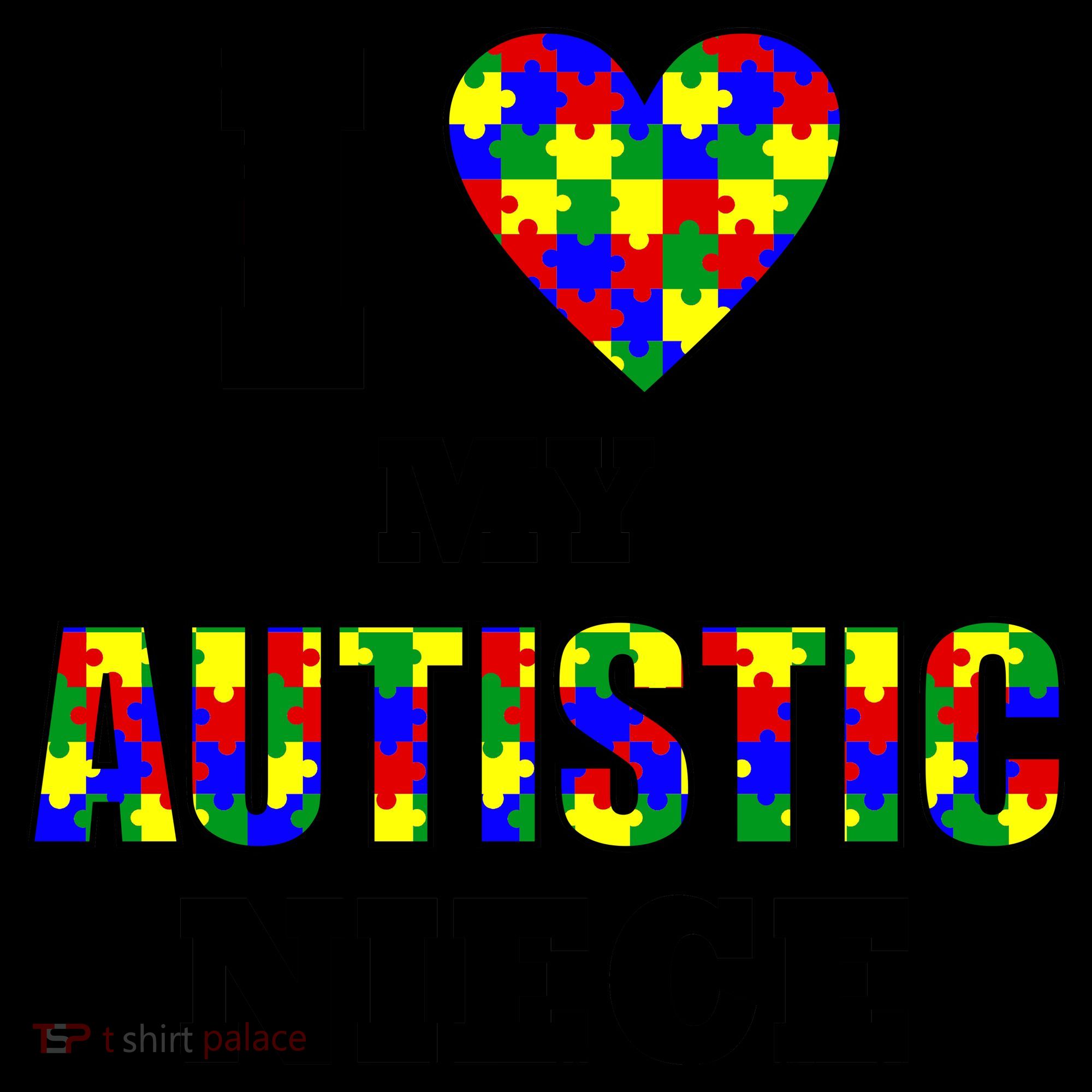 I Love My Autistic Niece Autism Coffee Mug
