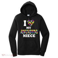 I Love My Autistic Niece Autism Women's Hoodie thumb 0