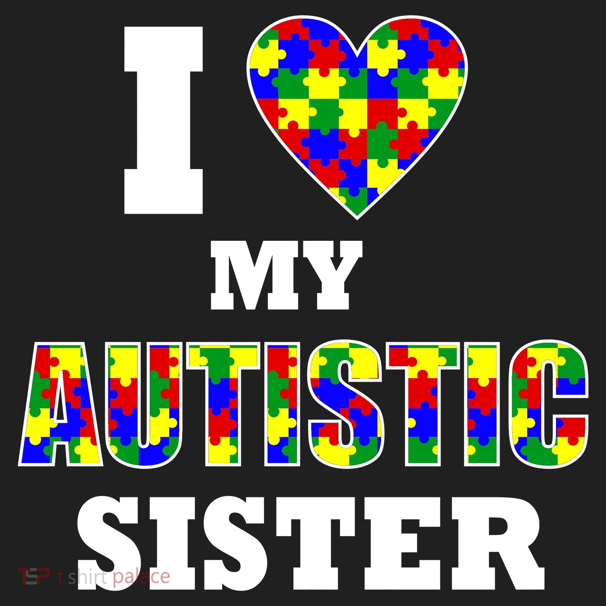 I Love My Autistic Sister Autism Beanie