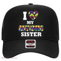 I Love My Autistic Sister Autism Hat thumb 0