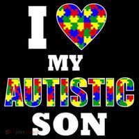 I Love My Autistic Son Autism Bucket Hat thumb 4