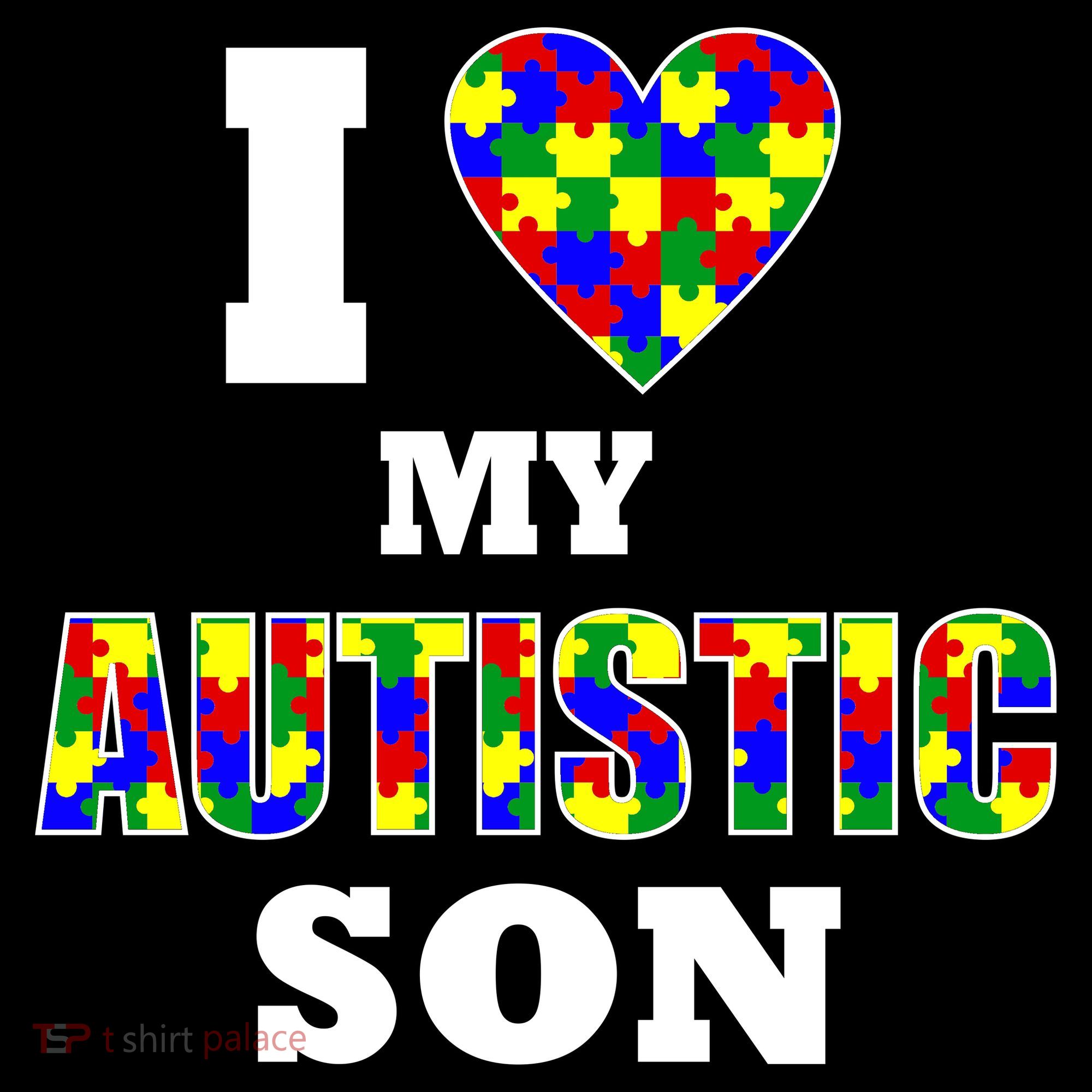 I Love My Autistic Son Autism Bucket Hat