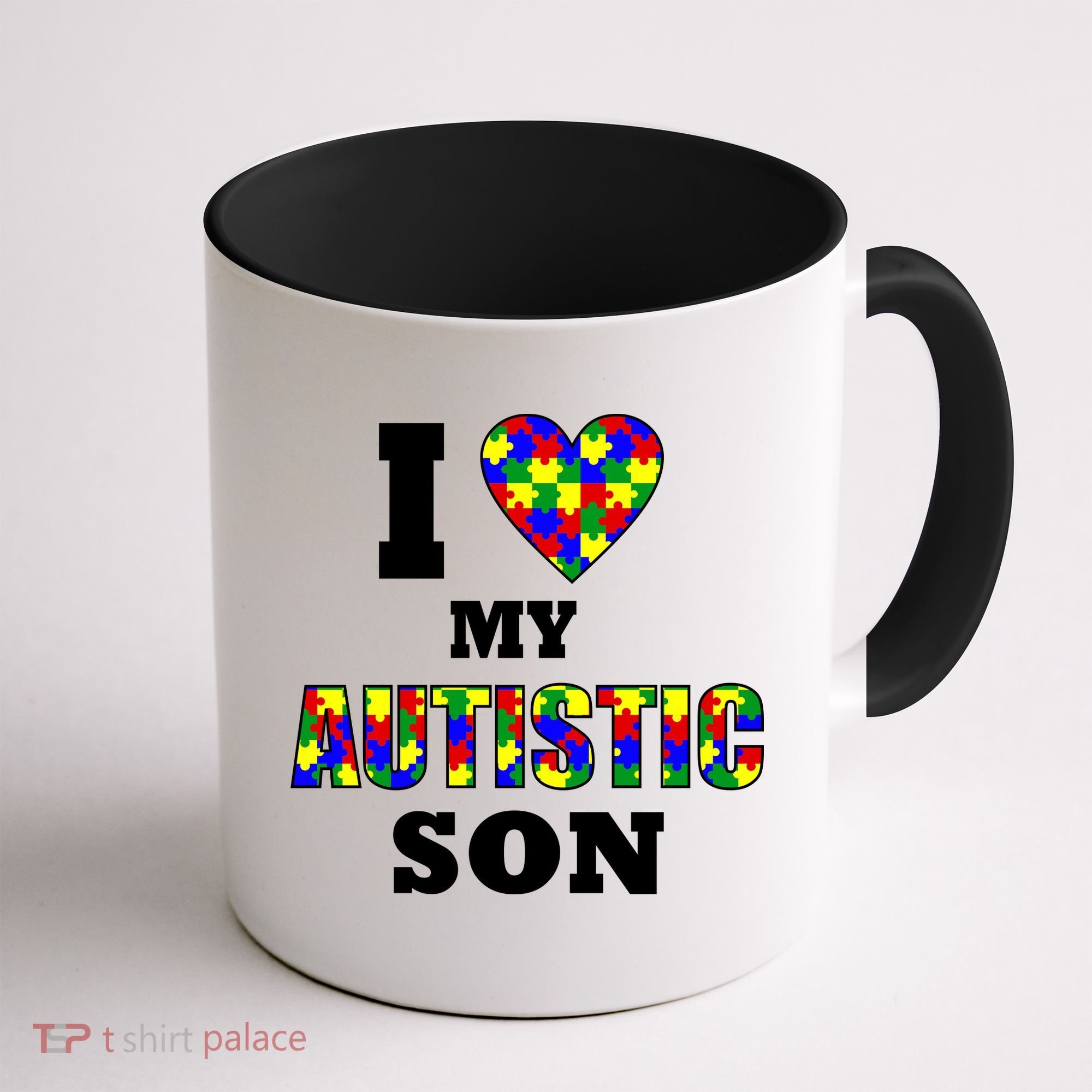 I Love My Autistic Son Autism Coffee Mug