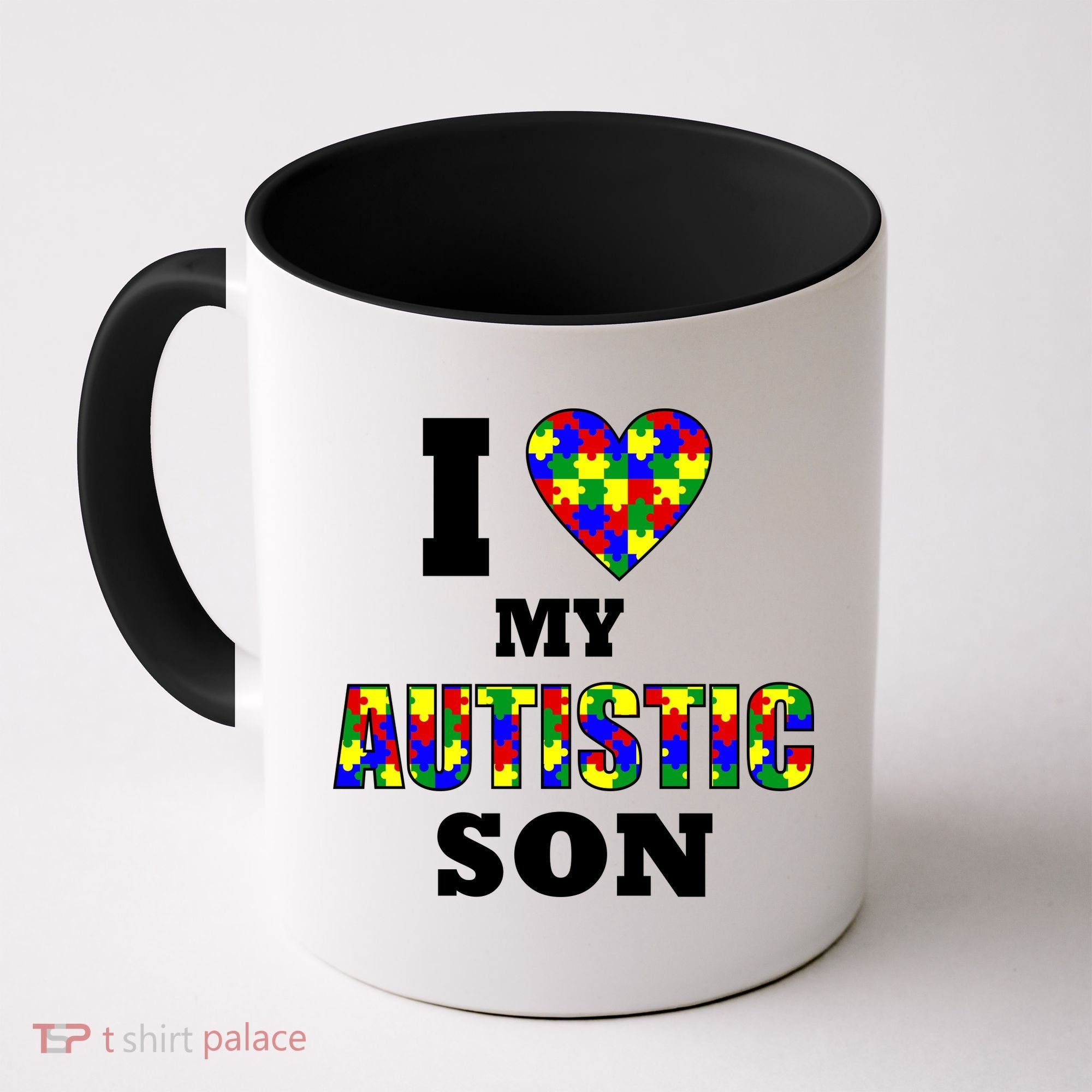 I Love My Autistic Son Autism Coffee Mug