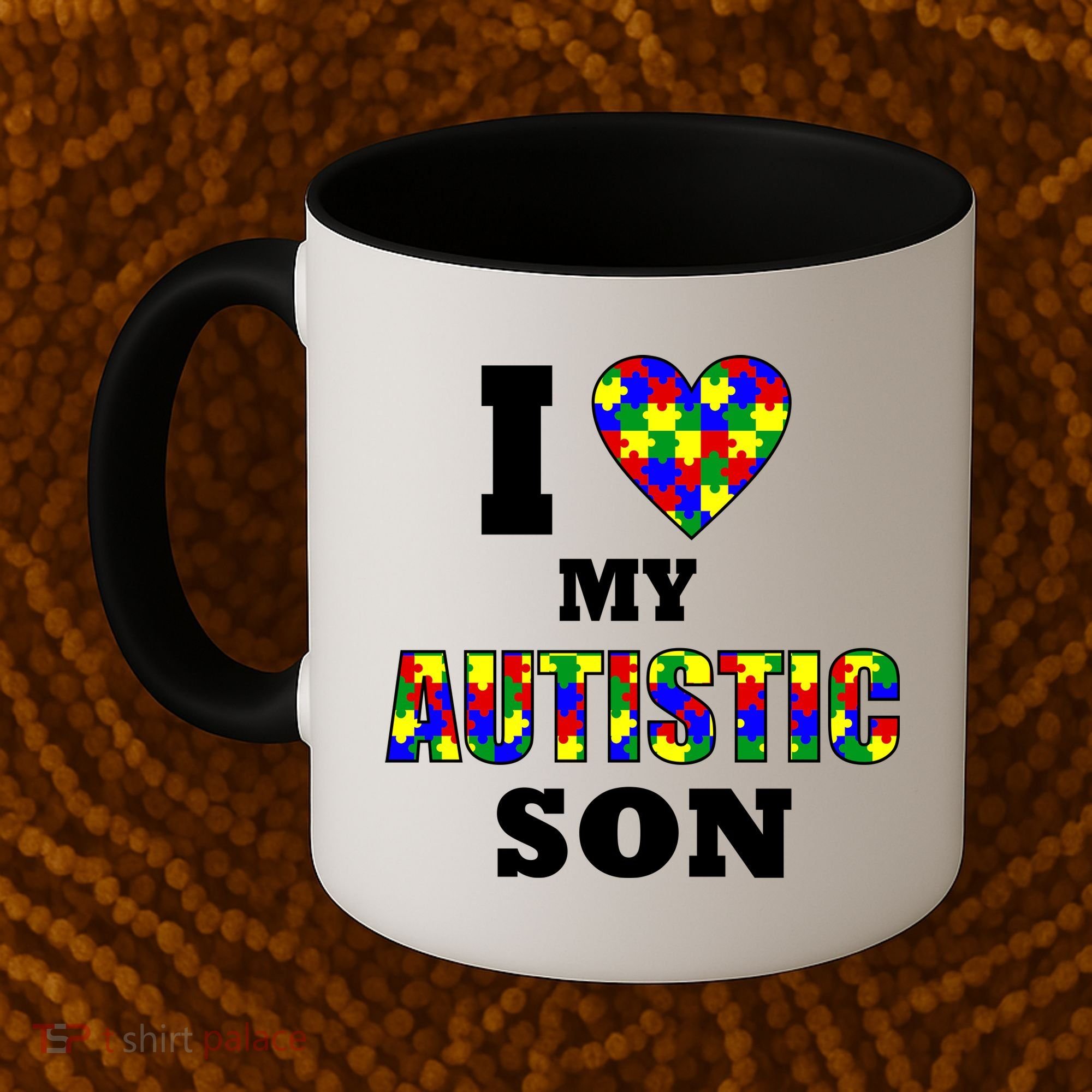 I Love My Autistic Son Autism Coffee Mug