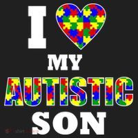 I Love My Autistic Son Autism Beanie thumb 2
