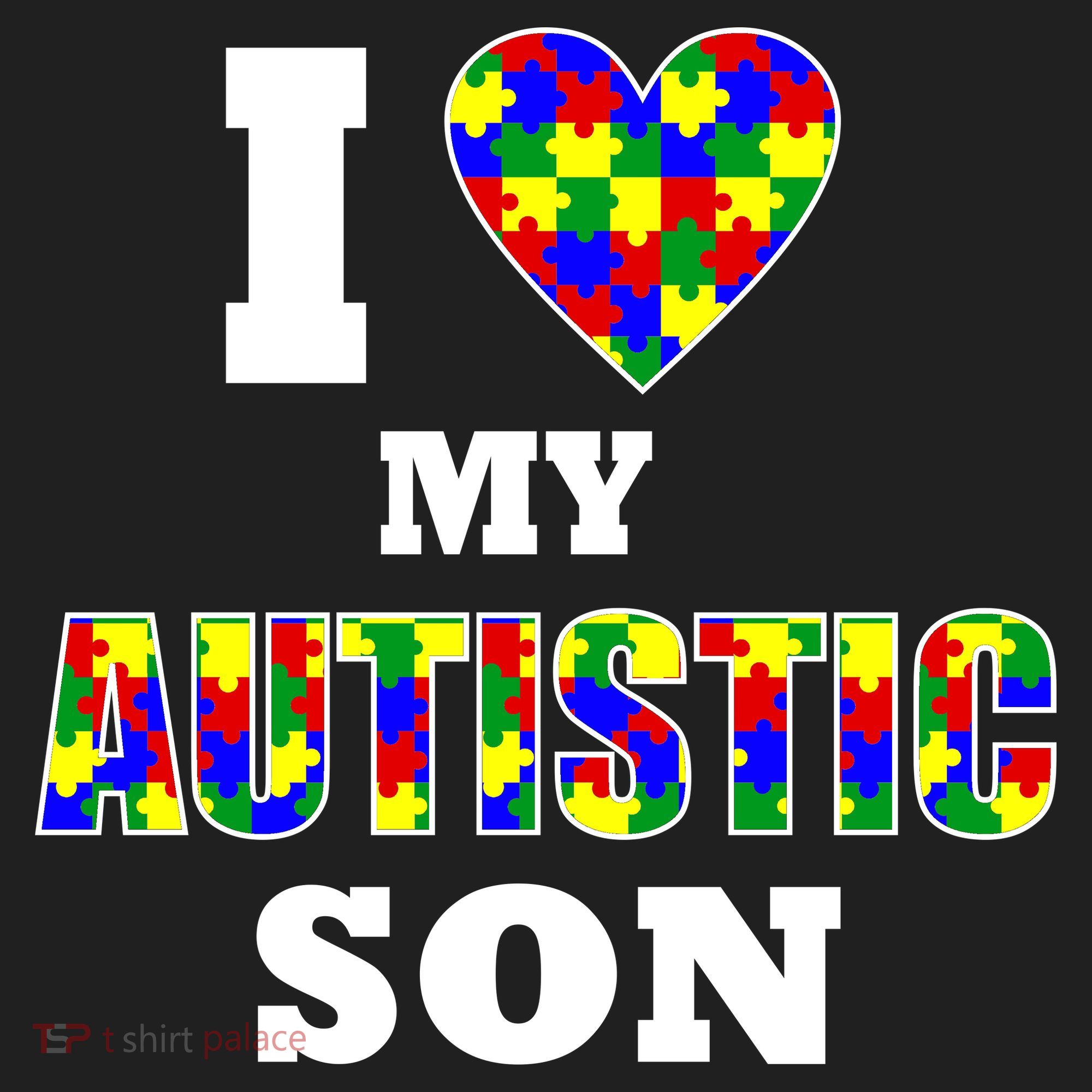 I Love My Autistic Son Autism Hat
