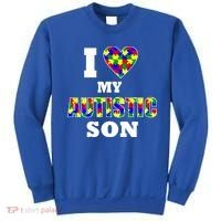 I Love My Autistic Son Autism Sweatshirt thumb 0