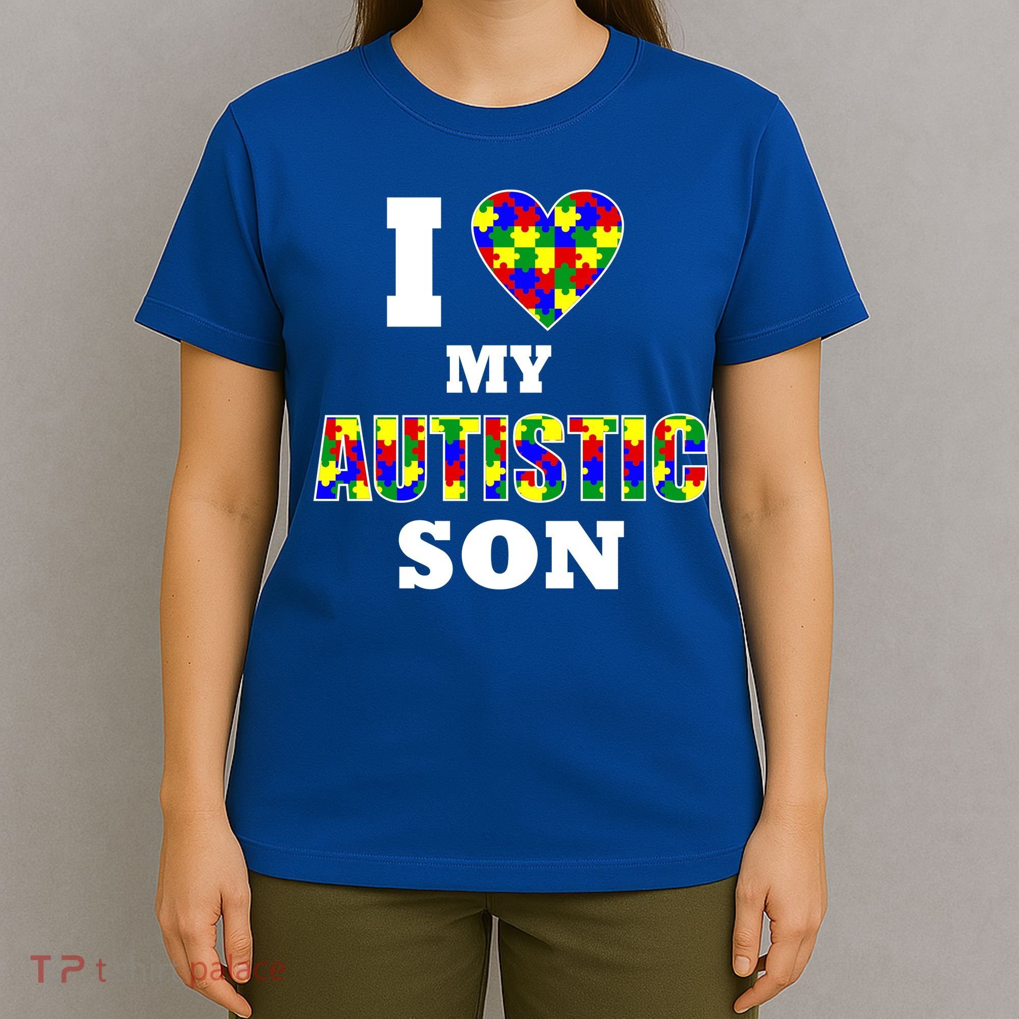 I Love My Autistic Son Autism T-Shirt