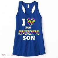 I Love My Autistic Son Autism Women's Tank Top thumb 0