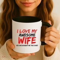 I Love My Awesome Wife Yes She Bought Me This Coffee Mug thumb 3