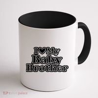 I Love My Baby Brother Coffee Mug thumb 1