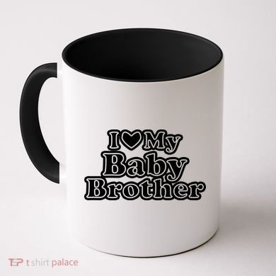 I Love My Baby Brother Coffee Mug