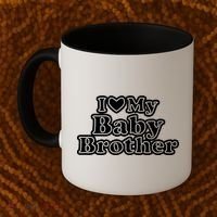 I Love My Baby Brother Coffee Mug thumb 2