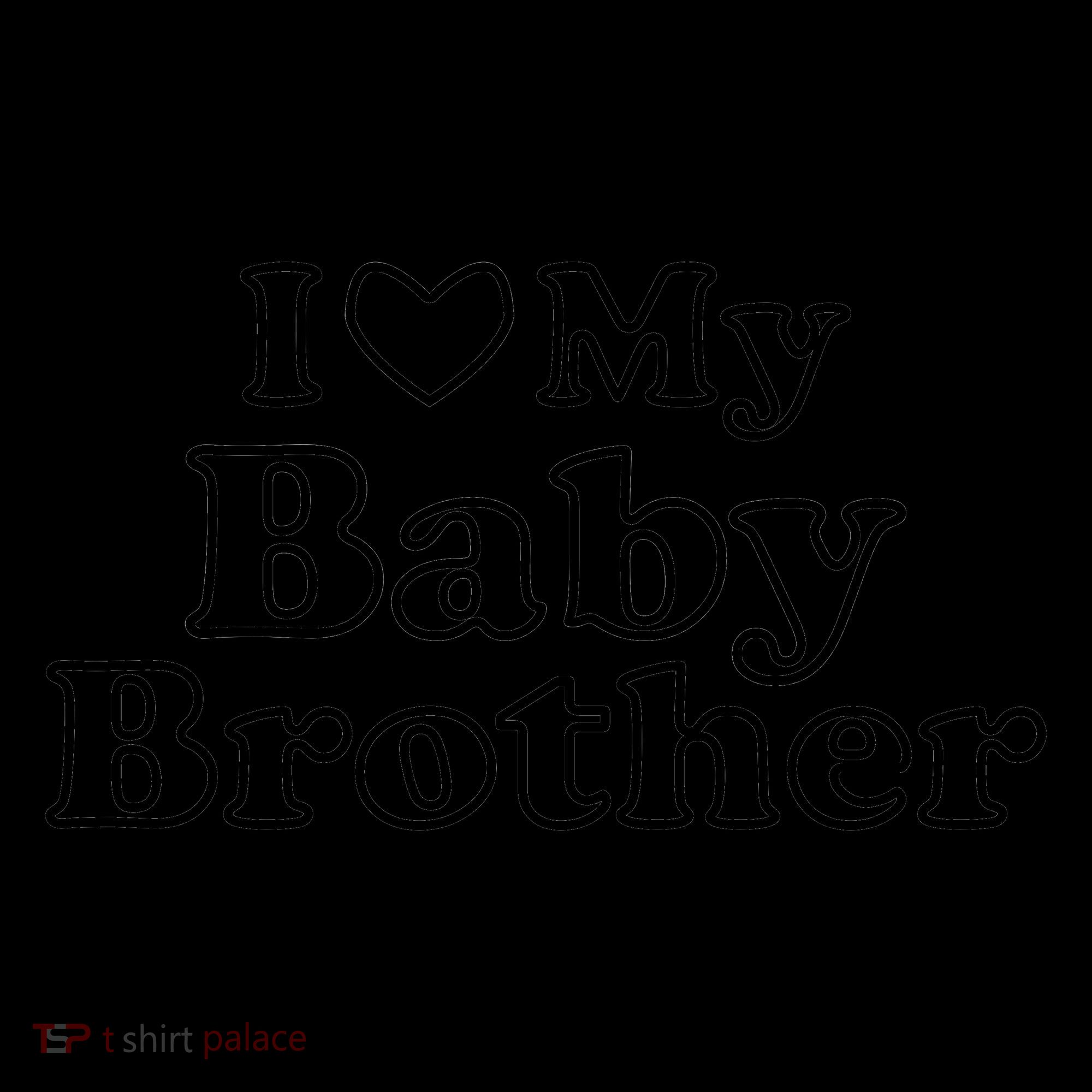 I Love My Baby Brother Coffee Mug