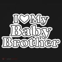 I Love My Baby Brother Ornament thumb 1