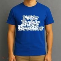 I Love My Baby Brother T-Shirt thumb 3