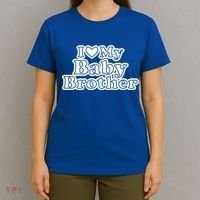 I Love My Baby Brother T-Shirt thumb 4