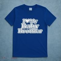 I Love My Baby Brother T-Shirt thumb 5