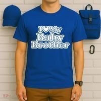 I Love My Baby Brother T-Shirt thumb 6