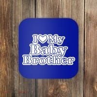 I Love My Baby Brother Coaster thumb 0