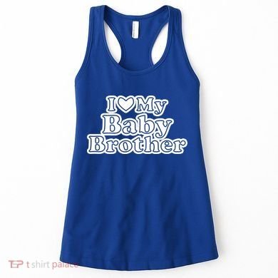 I Love My Baby Brother Women's Tank Top